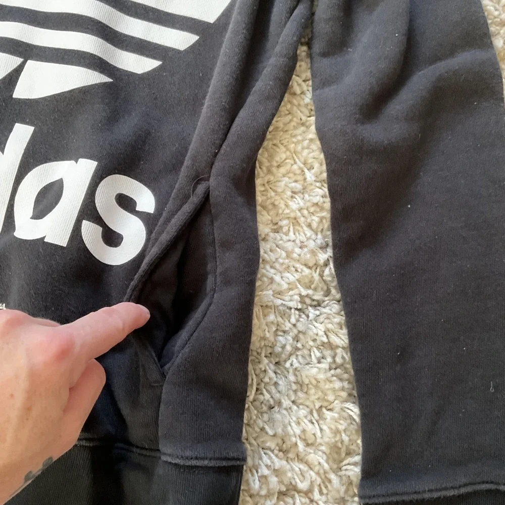 Adidas Trefoil Pullover‎ Hooded Sweatshirt Size S